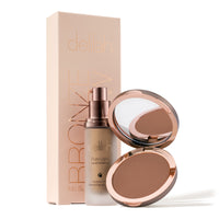Bronze and Glow Collection | Bronzer & Pure Light Liquid Illuminator